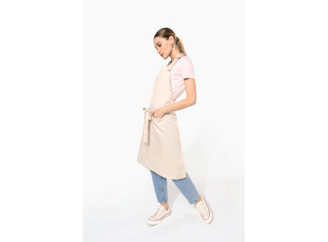 Delantal poliéster/algodón con bolsillo