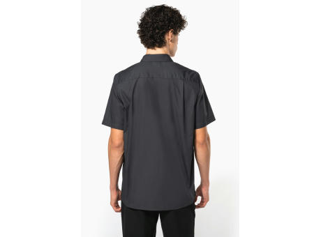 Camisa popelina manga corta hombre