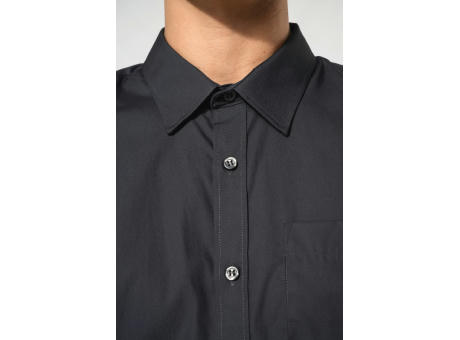 Camisa popelina manga corta hombre
