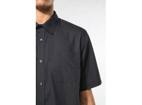 Camisa popelina manga corta hombre