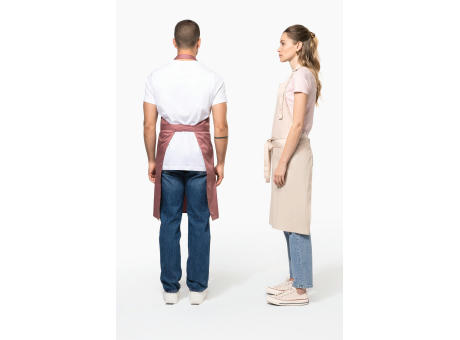 Delantal poliéster/algodón con bolsillo