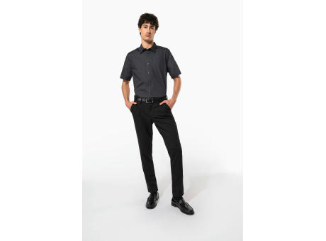Camisa popelina manga corta hombre