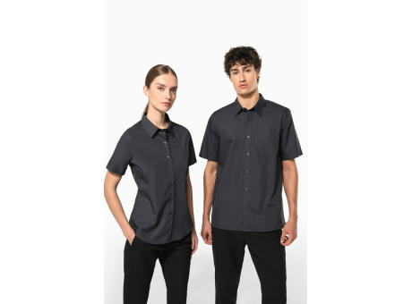 Camisa popelina manga corta hombre