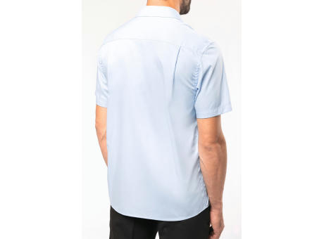 Camisa popelina manga corta hombre