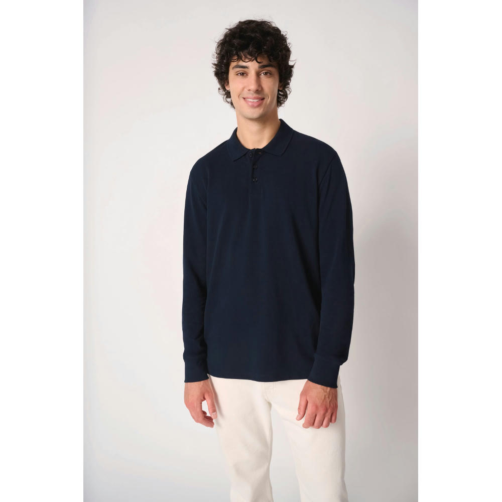 Polo punto piqué LSL hombre