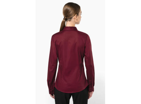 Camisa stretch manga larga mujer