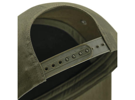 Gorra de 5 paneles con parche extraíble