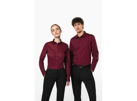Camisa stretch manga larga mujer
