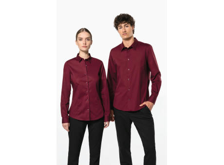 Camisa stretch manga larga mujer