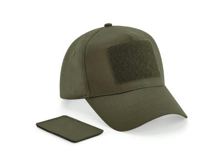 Gorra de 5 paneles con parche extraíble