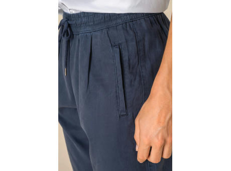 Pantalón ecorresponsable efecto lavado de Lyocell mujer