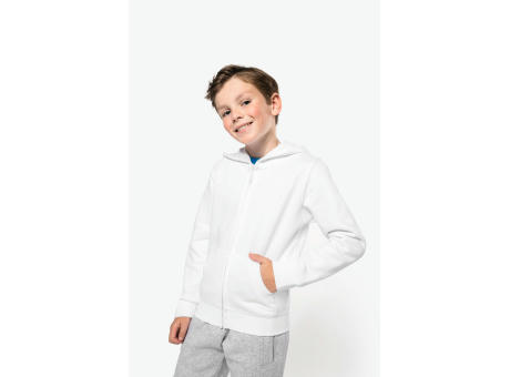 Sudadera capucha y cremallera niños