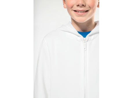 Sudadera capucha y cremallera niños