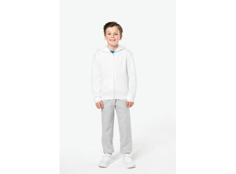 Sudadera capucha y cremallera niños