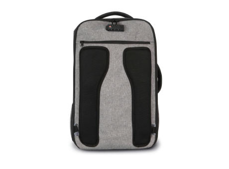 Mochila antirrobo de poliéster.