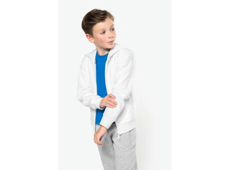 Sudadera capucha y cremallera niños
