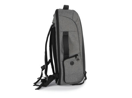 Mochila antirrobo de poliéster.