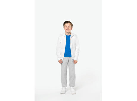 Sudadera capucha y cremallera niños
