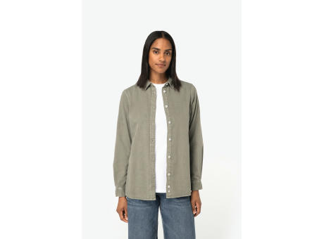 Camisa ecorresponsable efecto lavado mujer