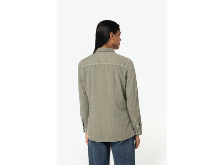 Camisa ecorresponsable efecto lavado mujer