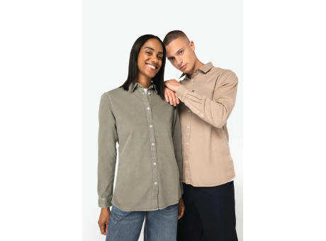 Camisa ecorresponsable efecto lavado hombre