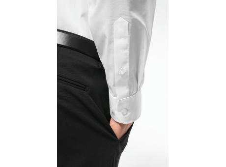 Camisa de popelina de polialgodón de fácil cuidado para hombre