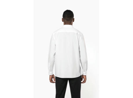 Camisa de popelina de polialgodón de fácil cuidado para hombre