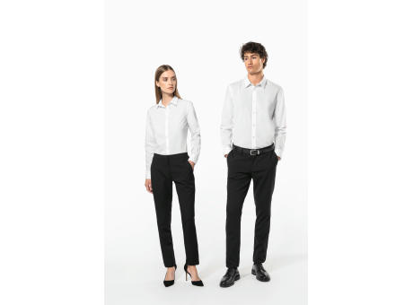 Camisa de popelina de polialgodón de fácil cuidado para hombre