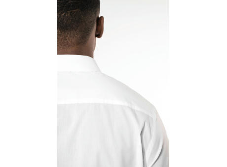 Camisa de popelina de polialgodón de fácil cuidado para hombre