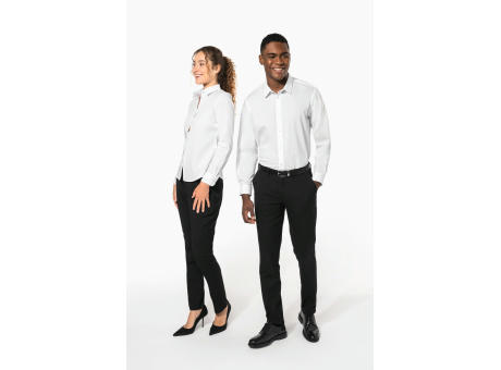 Camisa de popelina de polialgodón de fácil cuidado para hombre