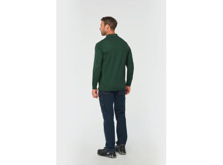 Polo Antibacteriano manga larga hombre