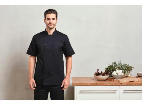 Chaqueta de cocina manga corta