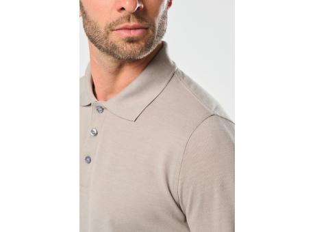 Polo Antibacteriano manga larga hombre