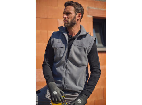 Chaqueta polar con mangas amovibles hombre