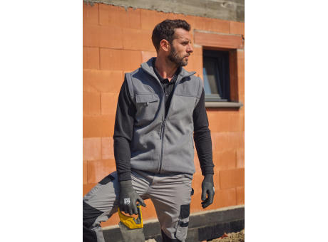 Chaqueta polar con mangas amovibles hombre