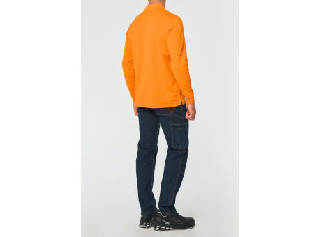 Polo Antibacteriano manga larga hombre
