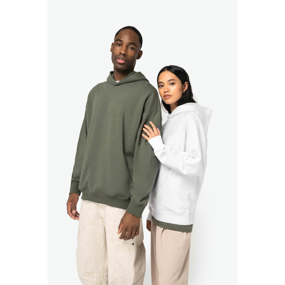 Sudadera ecorresponsable con capucha oversize unisex