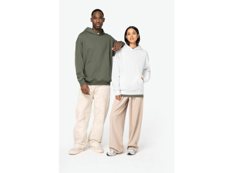 Sudadera ecorresponsable con capucha oversize unisex