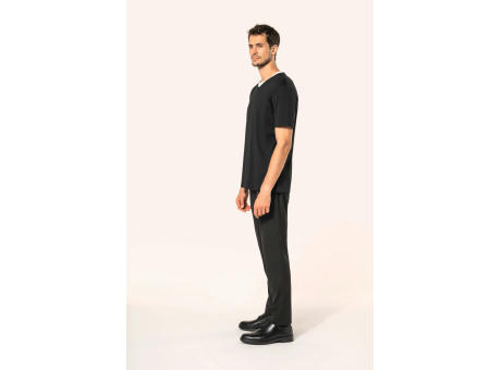 Camiseta Supima® cuello de pico manga corta hombre