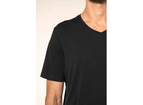 Camiseta Supima® cuello de pico manga corta hombre