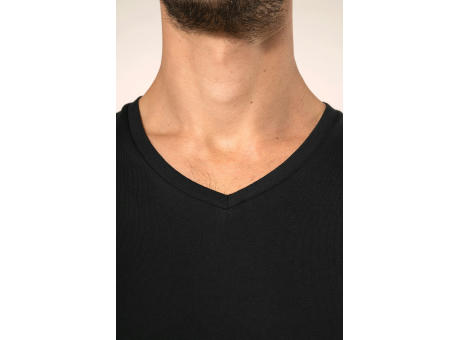 Camiseta Supima® cuello de pico manga corta hombre
