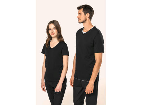 Camiseta Supima® cuello de pico manga corta mujer