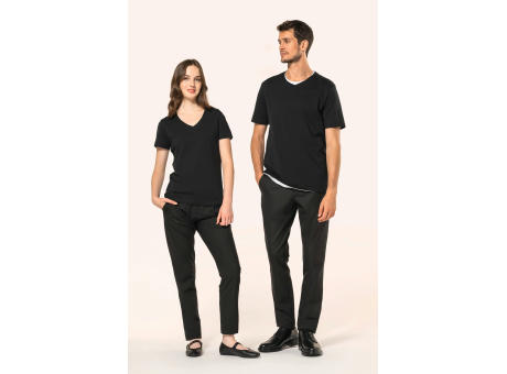 Camiseta Supima® cuello de pico manga corta mujer