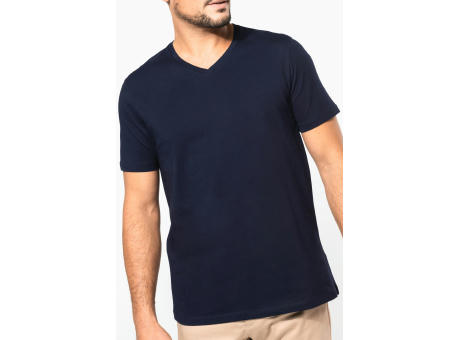 Camiseta Supima® cuello de pico manga corta hombre