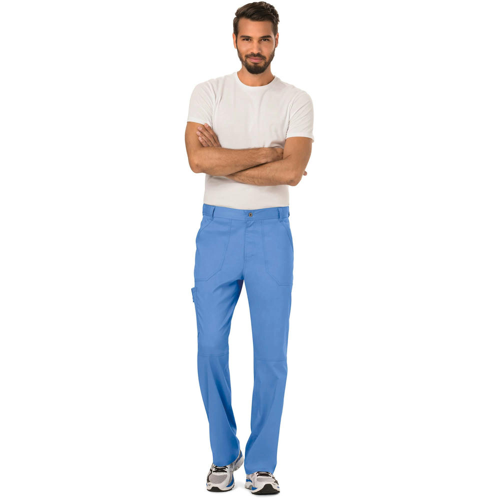Pantalones cargo con bragueta hombre