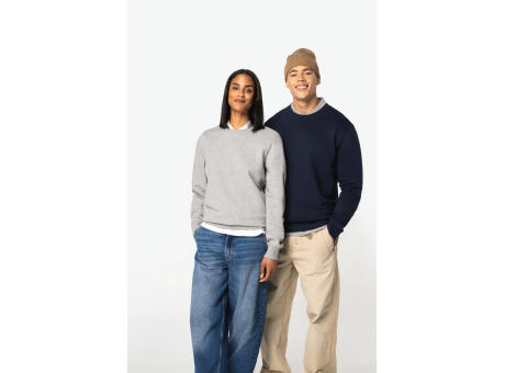 Sudadera ecorresponsable cuello redondo unisex