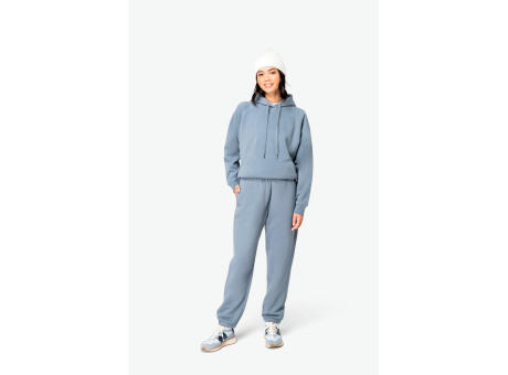 Sudadera ecorresponsable con capucha y mangas raglán mujer