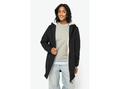 Chaqueta ecorresponsable impermeable con forro de sherpa unisex