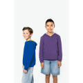 Sudadera capucha contrastada niños