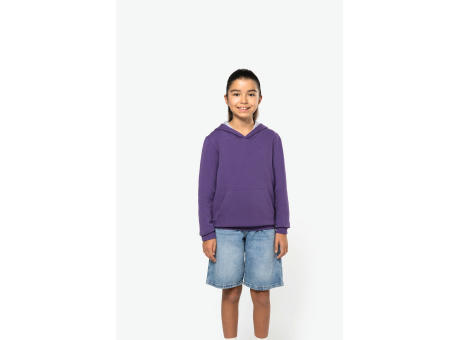 Sudadera capucha contrastada niños